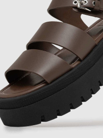 Сандалии Tommy Hilfiger TJW STRAPS LEATHER MAX SANDAL модель EN0EN02944-GV0 Фото