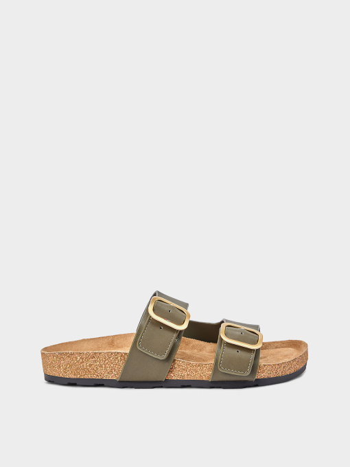 Шлёпанцы Tommy Hilfiger TH CLASSIC CORK SANDAL LEATHER модель FW0FW09118-RBN Фото