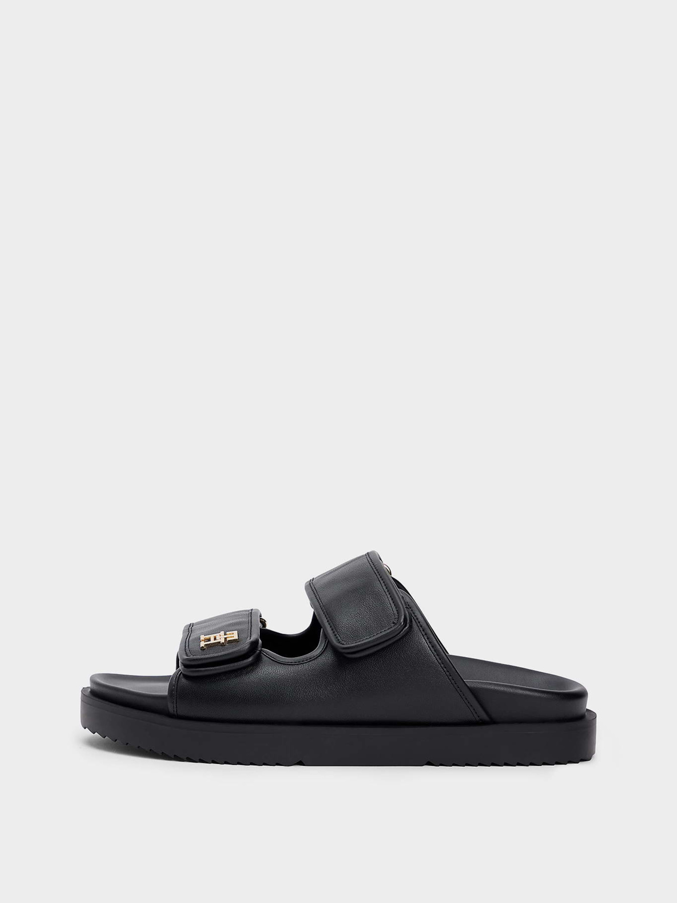 Шлёпанцы Tommy Hilfiger DOUBLE STRAP LEATHER SANDAL модель FW0FW09121-BDS Шлёпанцы Tommy Hilfiger DOUBLE STRAP LEATHER SANDAL модель FW0FW09121-BDS Фото