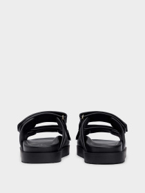 Шлёпанцы Tommy Hilfiger DOUBLE STRAP LEATHER SANDAL модель FW0FW09121-BDS Фото