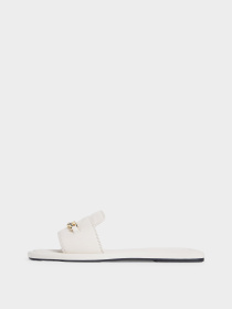 Шлёпанцы Tommy Hilfiger LEATHER HORSEBIT MULE модель FW0FW09336-AEO Фото