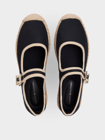 Туфли и лоферы Tommy Hilfiger BUCKLE MARYJANE ESPADRILLE модель FW0FW09239-BDS Фото
