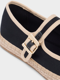 Туфли и лоферы Tommy Hilfiger BUCKLE MARYJANE ESPADRILLE модель FW0FW09239-BDS Фото