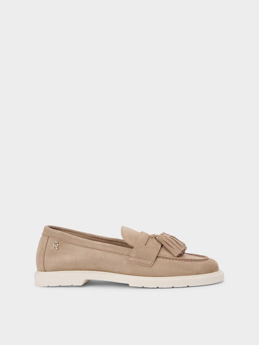 Туфли и лоферы Tommy Hilfiger LIGHT SUEDE TASSEL LOAFER модель FW0FW09285-RBT Фото