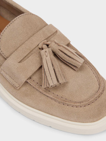 Туфли и лоферы Tommy Hilfiger LIGHT SUEDE TASSEL LOAFER модель FW0FW09285-RBT Фото