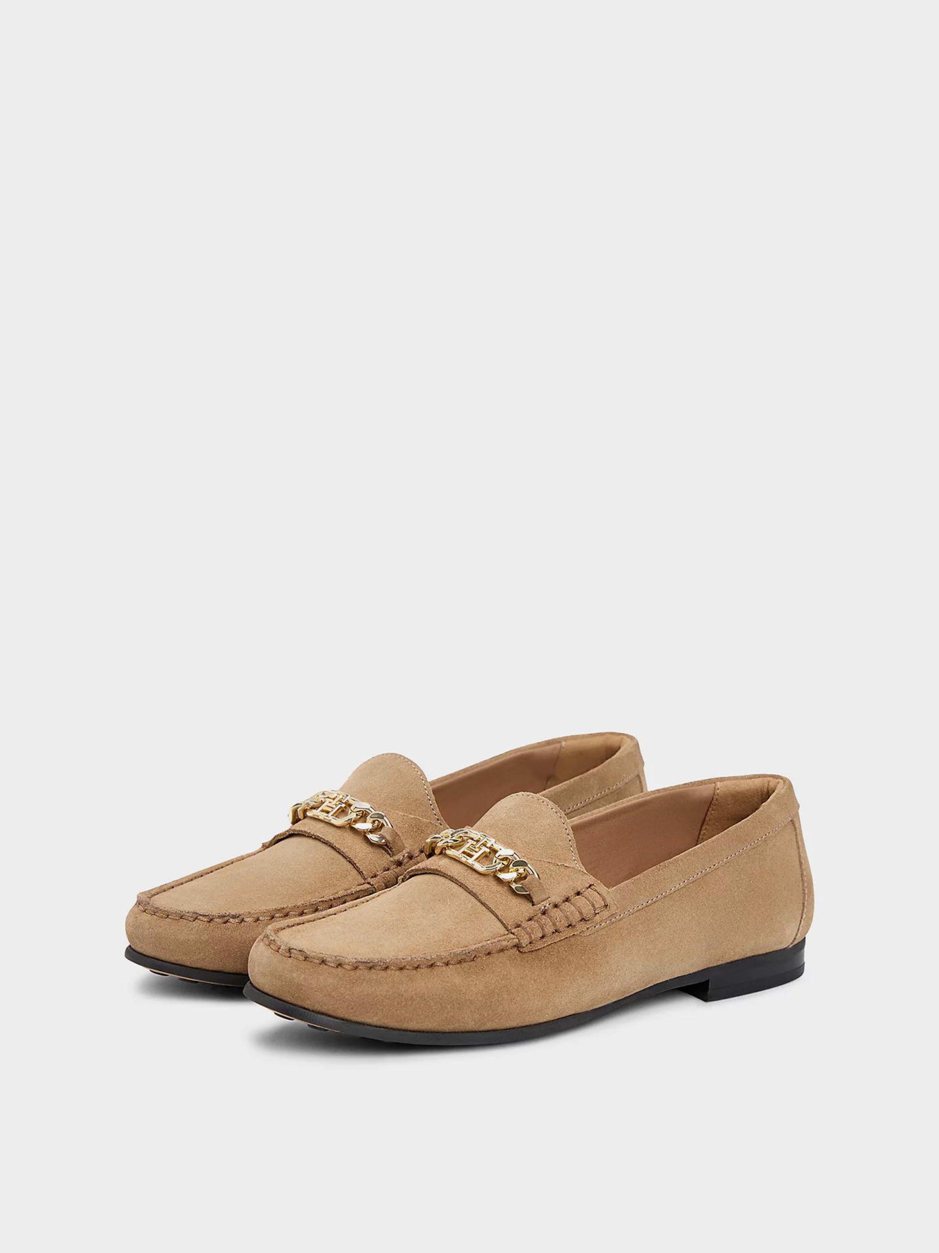 Туфли и лоферы Tommy Hilfiger TH CHAIN SUEDE LOAFER модель FW0FW09327-RBC Фото