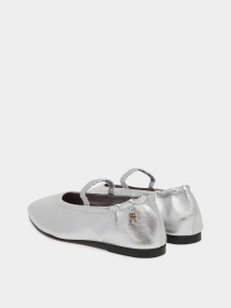 Туфли и лоферы Tommy Hilfiger SILVER LTH ELLASTIC BALLERINA модель FW0FW09466-0IM Фото