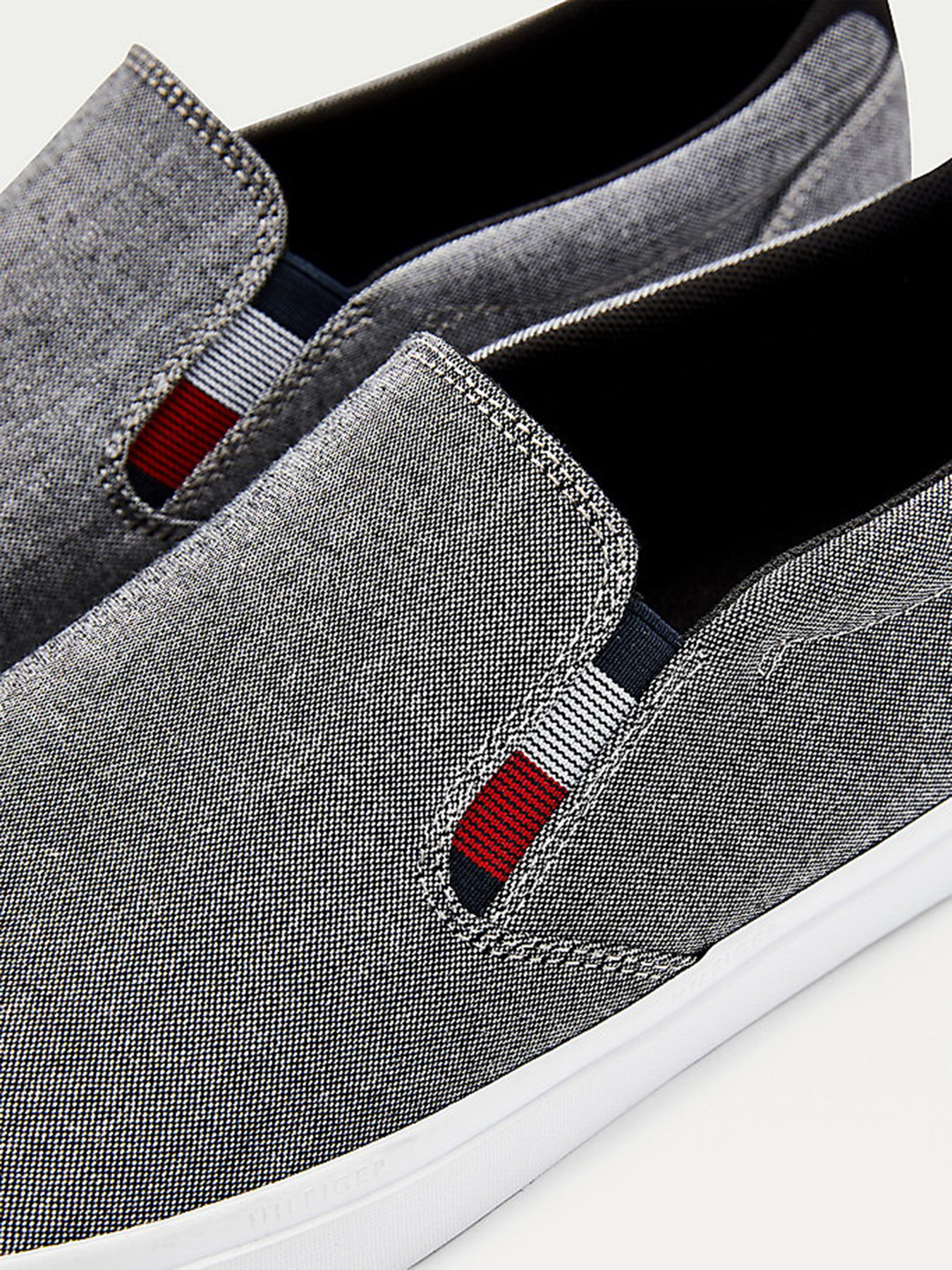 Слипоны и мокасины Tommy Hilfiger Essential Chambray Vulc модель FM0FM03473-BDS Фото