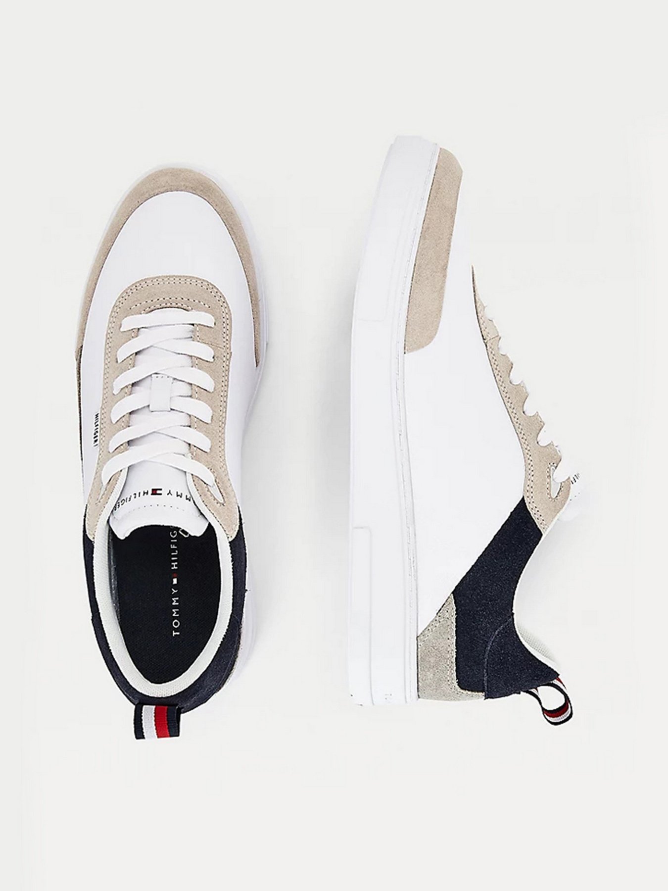 Кеды Tommy Hilfiger Modern Cupsole Leather Mix модель FM0FM03625-DW5 Фото