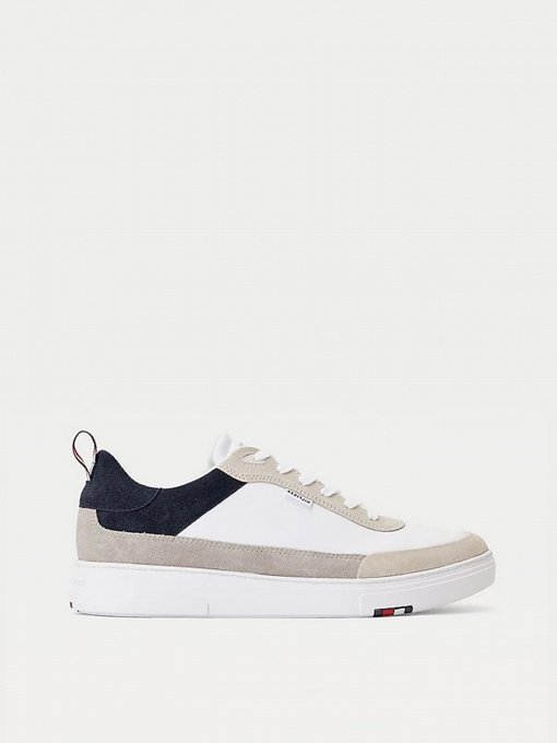 Кеды Tommy Hilfiger Modern Cupsole Leather Mix модель FM0FM03625-DW5 Фото