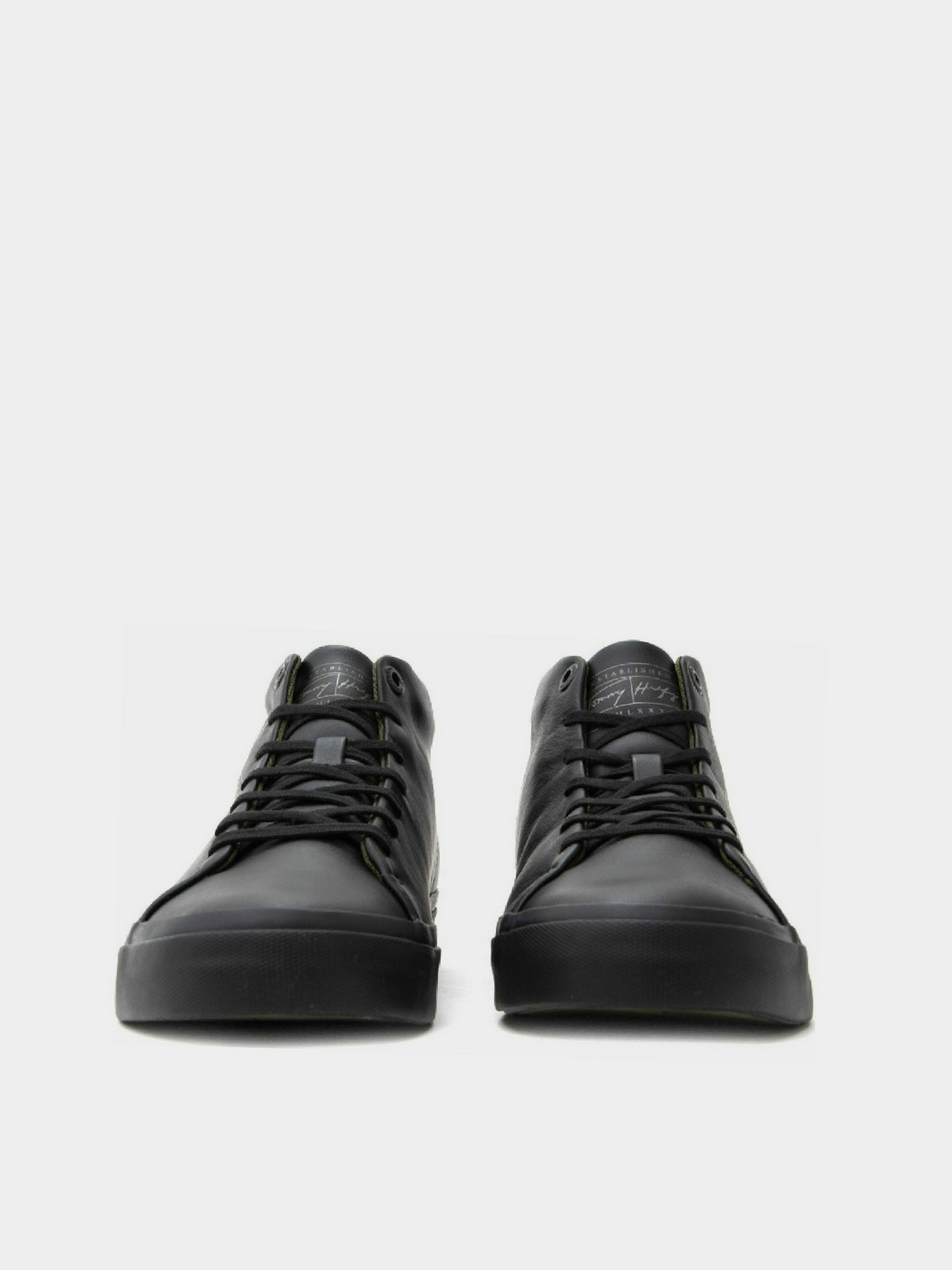 Кеды Tommy Hilfiger Corporate High Modern Vulc Lea модель FM0FM03740-BDS Фото