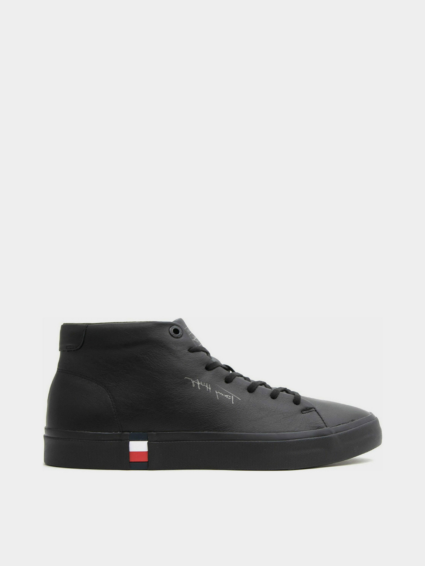 Кеды Tommy Hilfiger Corporate High Modern Vulc Lea модель FM0FM03740-BDS Фото