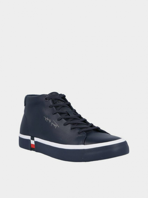 Кеды Tommy Hilfiger Corporate High Modern Vulc Lea модель FM0FM03740-DW5 Фото