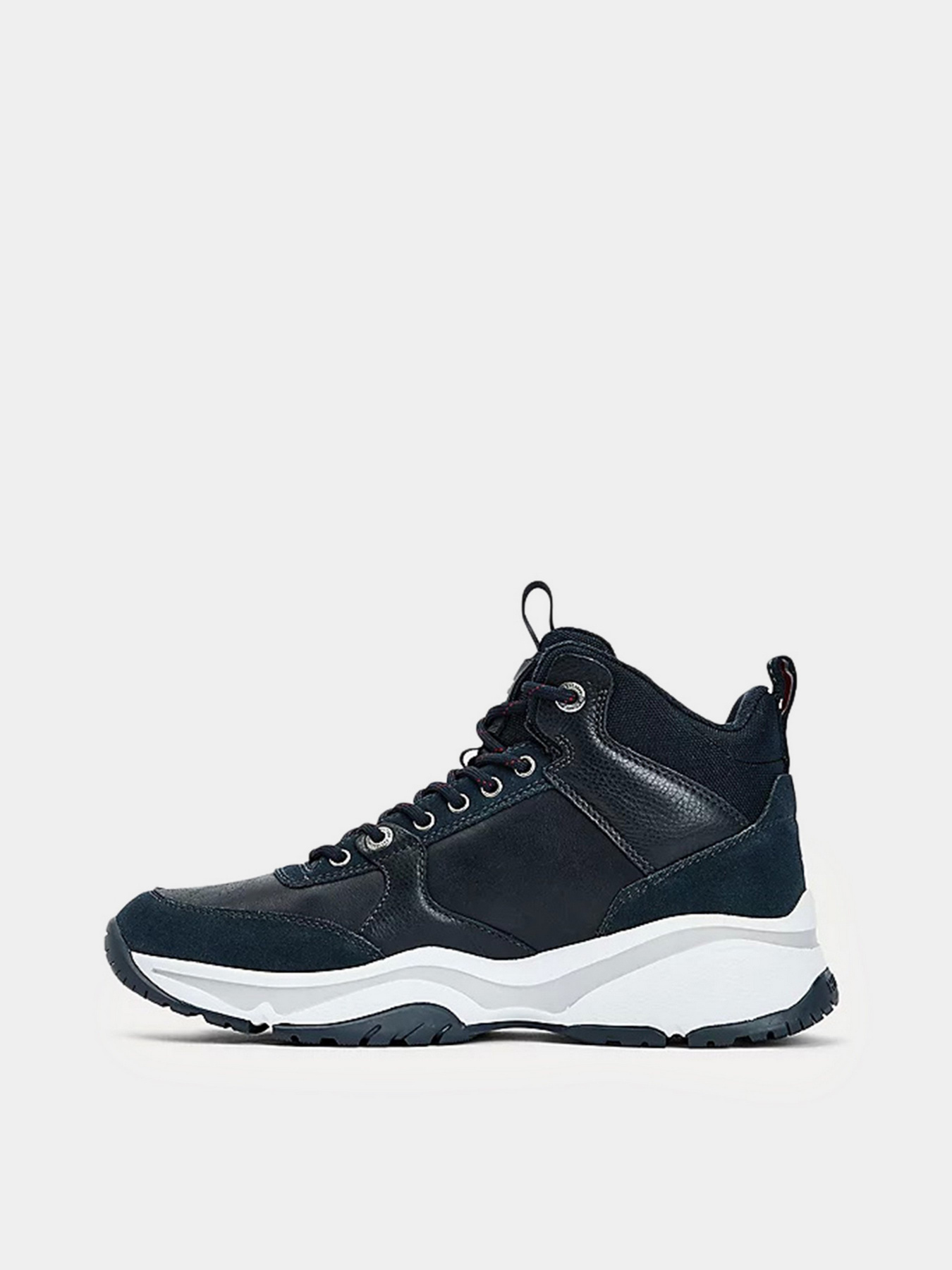 Кросівки Tommy Hilfiger High Sneaker Leather модель FM0FM03273-DW5 Кросівки Tommy Hilfiger High Sneaker Leather модель FM0FM03273-DW5 Фото
