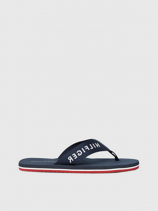 Шльопанці Tommy Hilfiger LOGO STRAP FLIP-FLOPS модель FM0FM04618-DW5 Фото