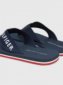 Шльопанці Tommy Hilfiger LOGO STRAP FLIP-FLOPS модель FM0FM04618-DW5 Фото