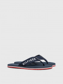 Шльопанці Tommy Hilfiger LOGO STRAP FLIP-FLOPS модель FM0FM04618-DW5 Фото