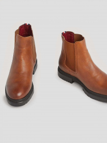 Ботинки и сапоги Tommy Hilfiger Comfort Cleated Termo Lth Chel модель FM0FM04650-GVI Фото