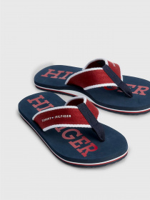 Шльопанці Tommy Hilfiger CLASSICS WEBBING LOGO FLIP-FLOPS модель FM0FM04617-0GY Фото