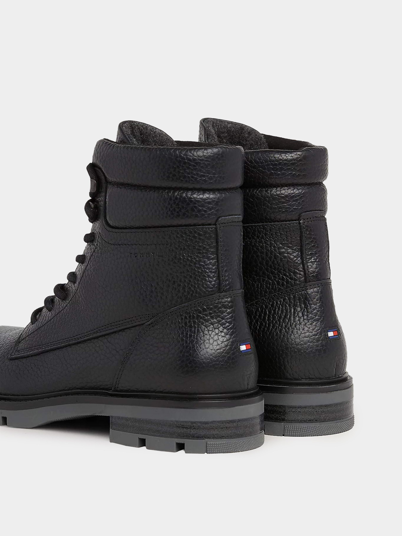 Ботинки и сапоги Tommy Hilfiger Warm Lined Leather Mid Boots модель FM0FM04802-BDS Фото