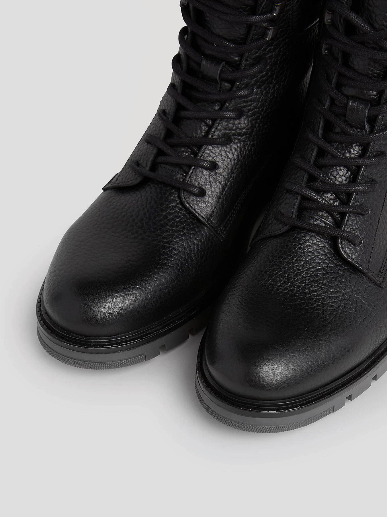 Ботинки и сапоги Tommy Hilfiger Warm Lined Leather Mid Boots модель FM0FM04802-BDS Фото