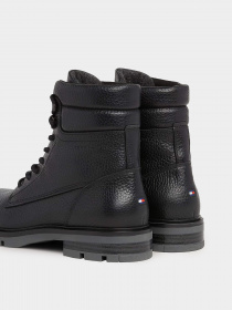 Ботинки и сапоги Tommy Hilfiger Warm Lined Leather Mid Boots модель FM0FM04802-BDS Фото