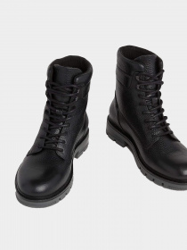 Ботинки и сапоги Tommy Hilfiger Warm Lined Leather Mid Boots модель FM0FM04802-BDS Фото