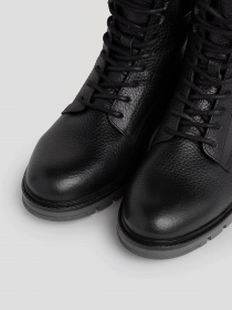 Ботинки и сапоги Tommy Hilfiger Warm Lined Leather Mid Boots модель FM0FM04802-BDS Фото