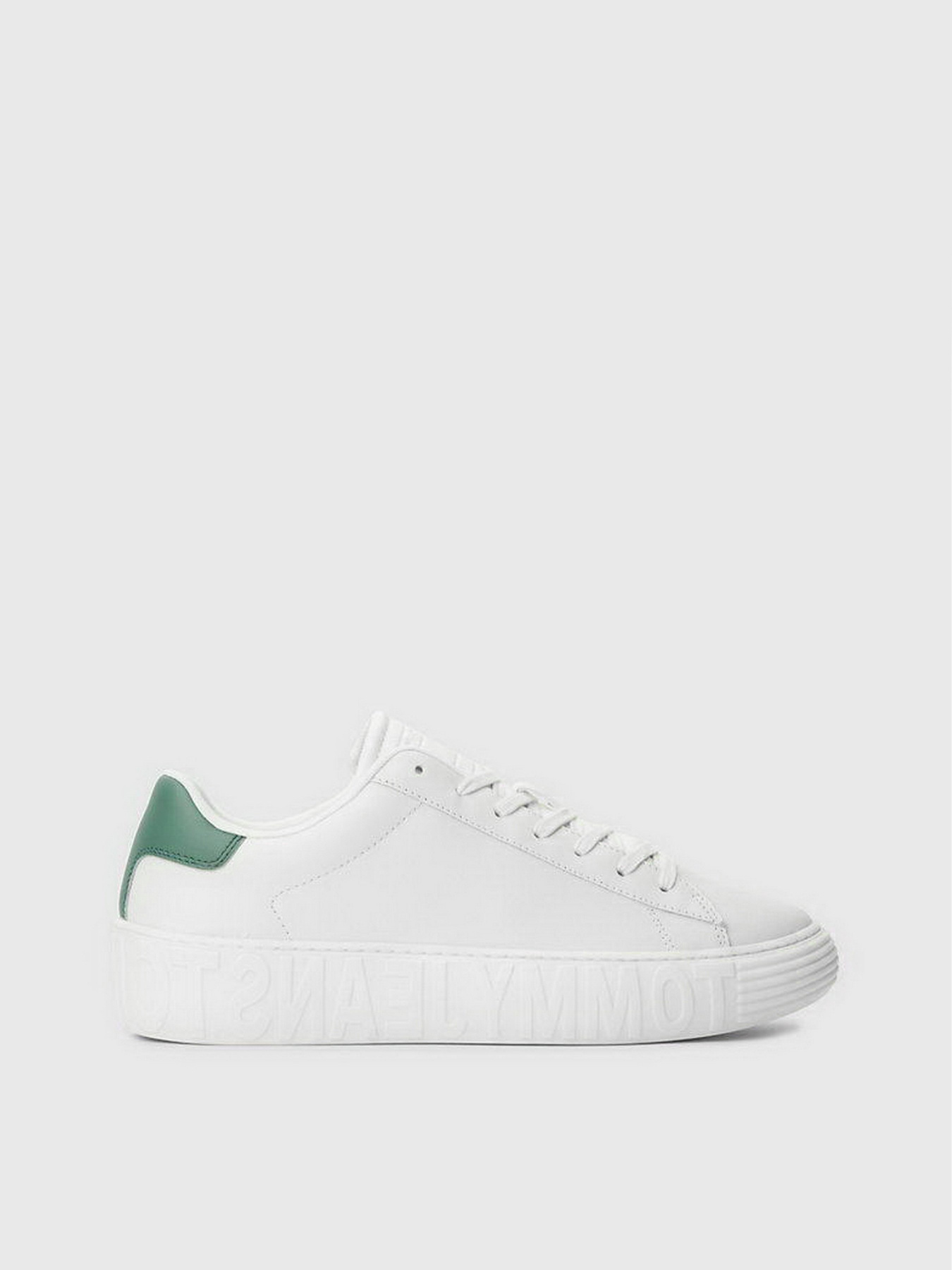Кеди Tommy Hilfiger Leather Logo Cupsole Trainers модель EM0EM01213-YBI Фото