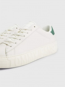 Кеди Tommy Hilfiger Leather Logo Cupsole Trainers модель EM0EM01213-YBI Фото