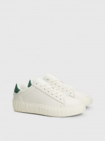Кеди Tommy Hilfiger Leather Logo Cupsole Trainers модель EM0EM01213-YBI Фото