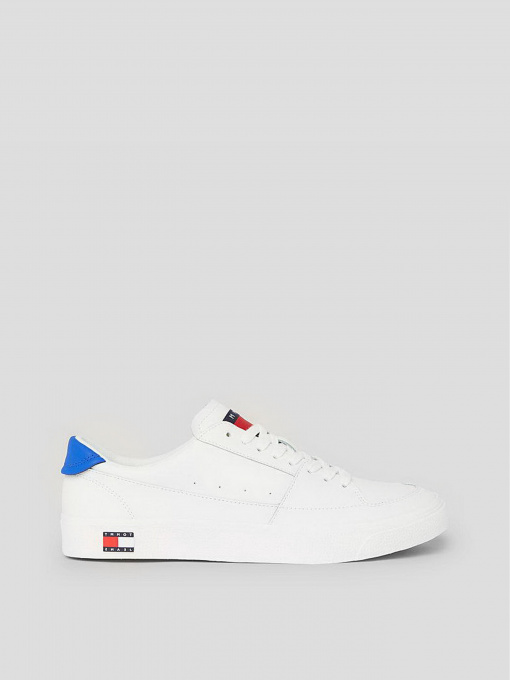 Кеды Tommy Hilfiger Contrast Heel Lace Up модель EM0EM01341-YBL Фото