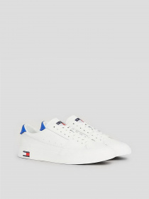 Кеды Tommy Hilfiger Contrast Heel Lace Up модель EM0EM01341-YBL Фото