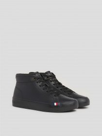 Кеды Tommy Hilfiger Modern Leather Mid-Top Trainers модель FM0FM04820-0GQ Фото