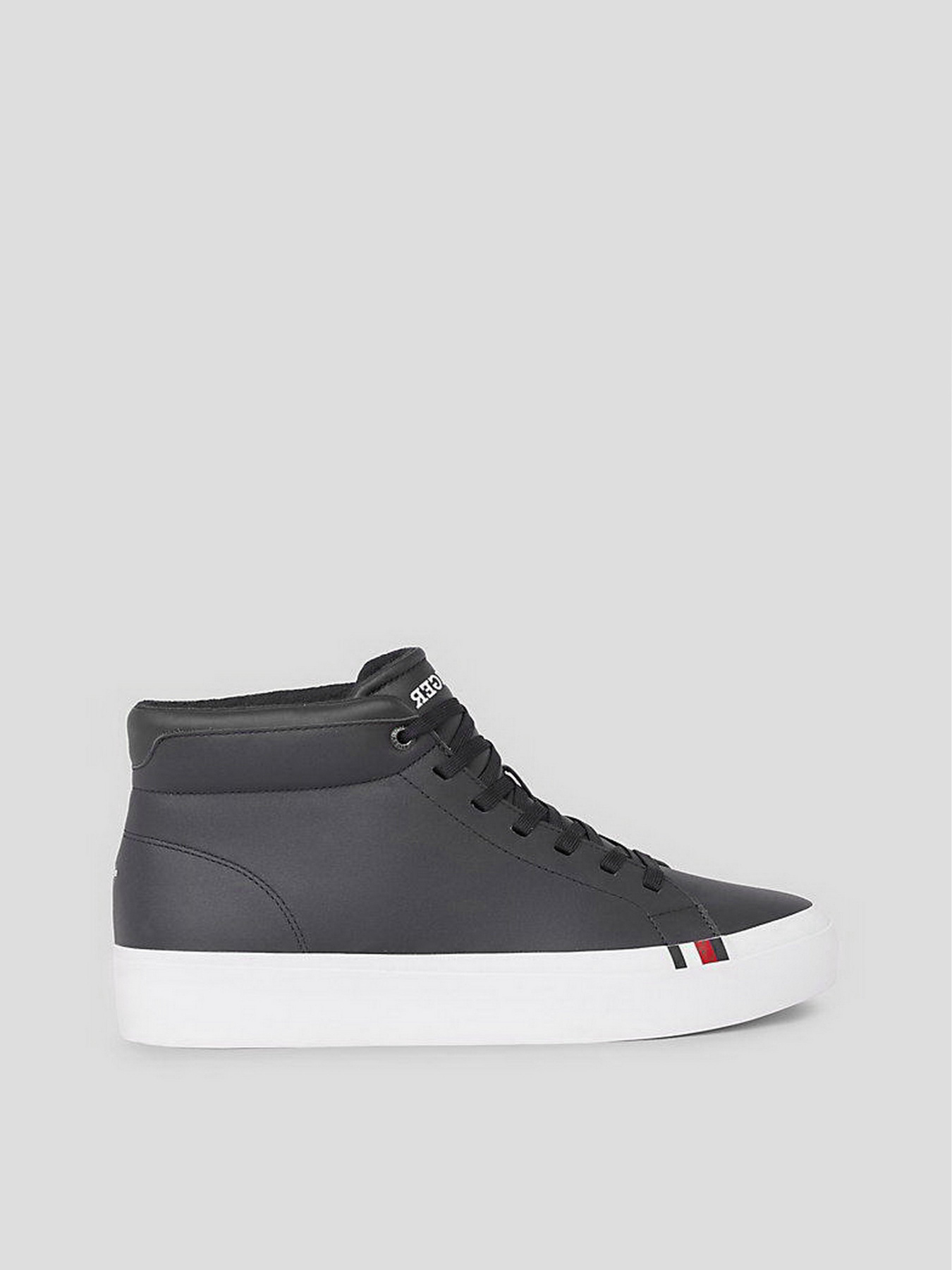 Кеди Tommy Hilfiger Modern Leather Mid-Top Trainers модель FM0FM04820-DW5 Кеди Tommy Hilfiger Modern Leather Mid-Top Trainers модель FM0FM04820-DW5 Фото