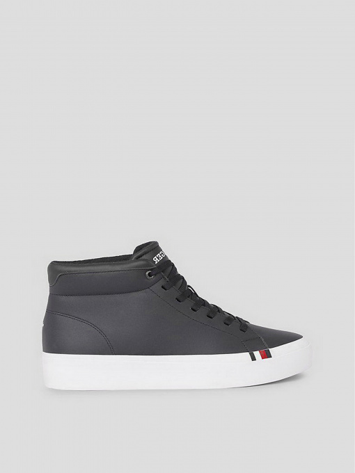 Кеды Tommy Hilfiger Modern Leather Mid-Top Trainers модель FM0FM04820-DW5 Фото