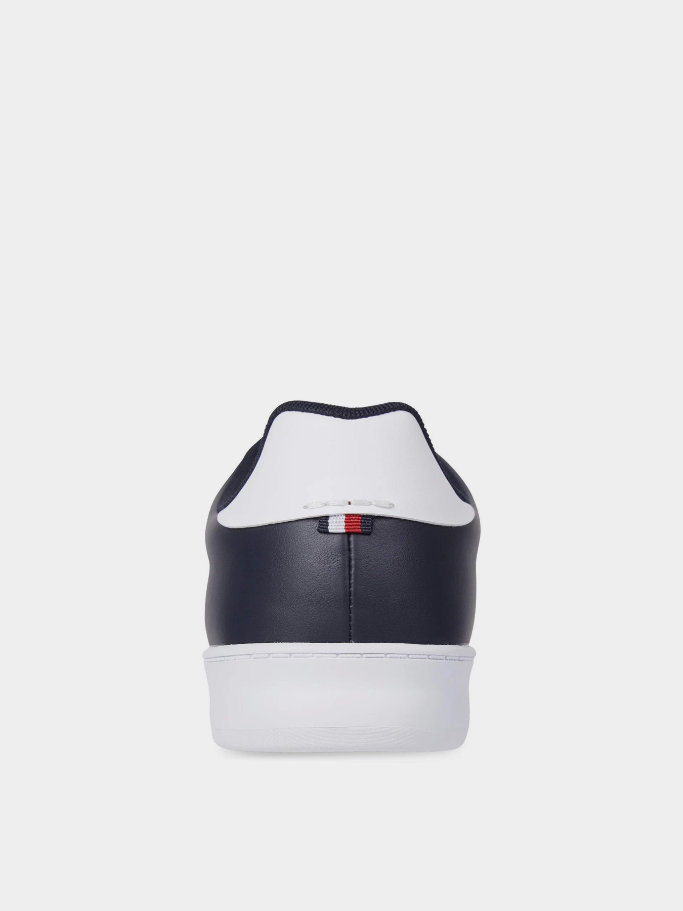 Кеды Tommy Hilfiger Contrast Heel Leather Cupsole Trainers модель FM0FM04829-DW5 Кеды Tommy Hilfiger Contrast Heel Leather Cupsole Trainers модель FM0FM04829-DW5 Фото
