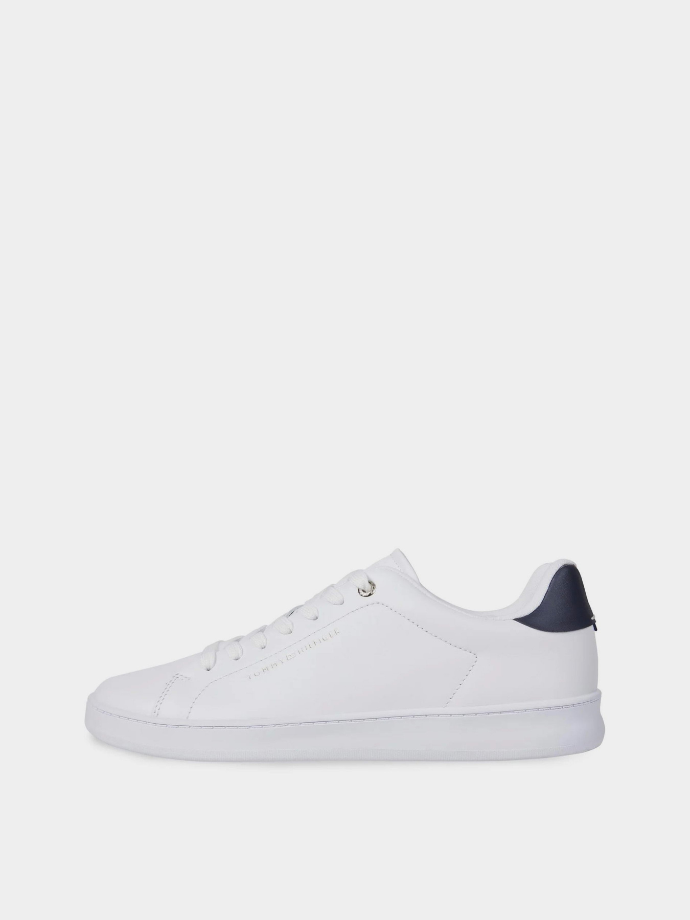 Кеды Tommy Hilfiger Contrast Heel Leather Cupsole Trainers модель FM0FM04829-YBS Фото