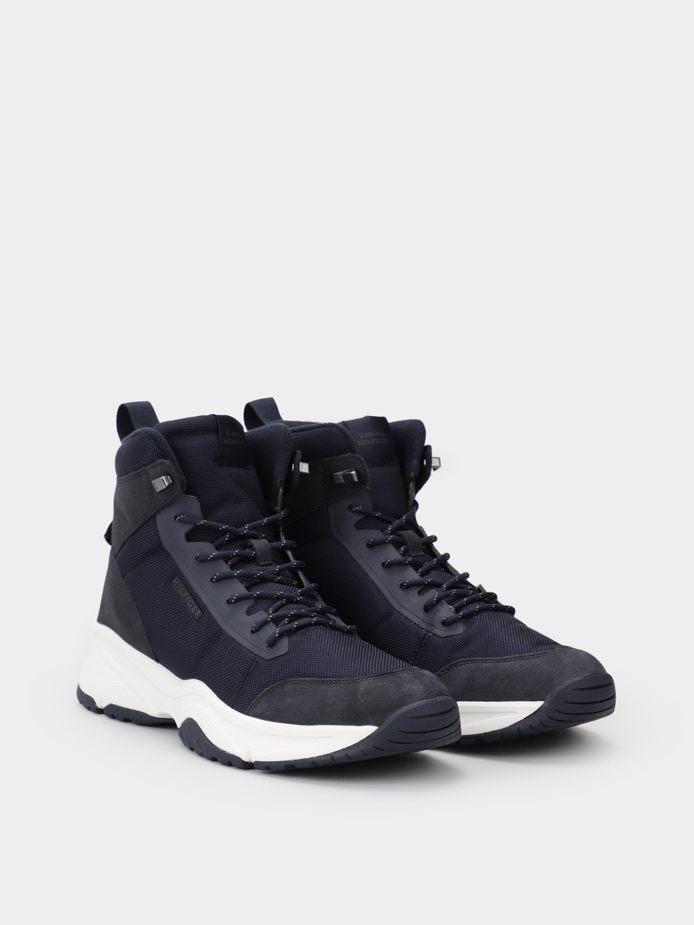 Ботинки и сапоги Tommy Hilfiger Outdoor Snk Boot Lth Cordura модель FM0FM04838-DW5 Ботинки и сапоги Tommy Hilfiger Outdoor Snk Boot Lth Cordura модель FM0FM04838-DW5 Фото