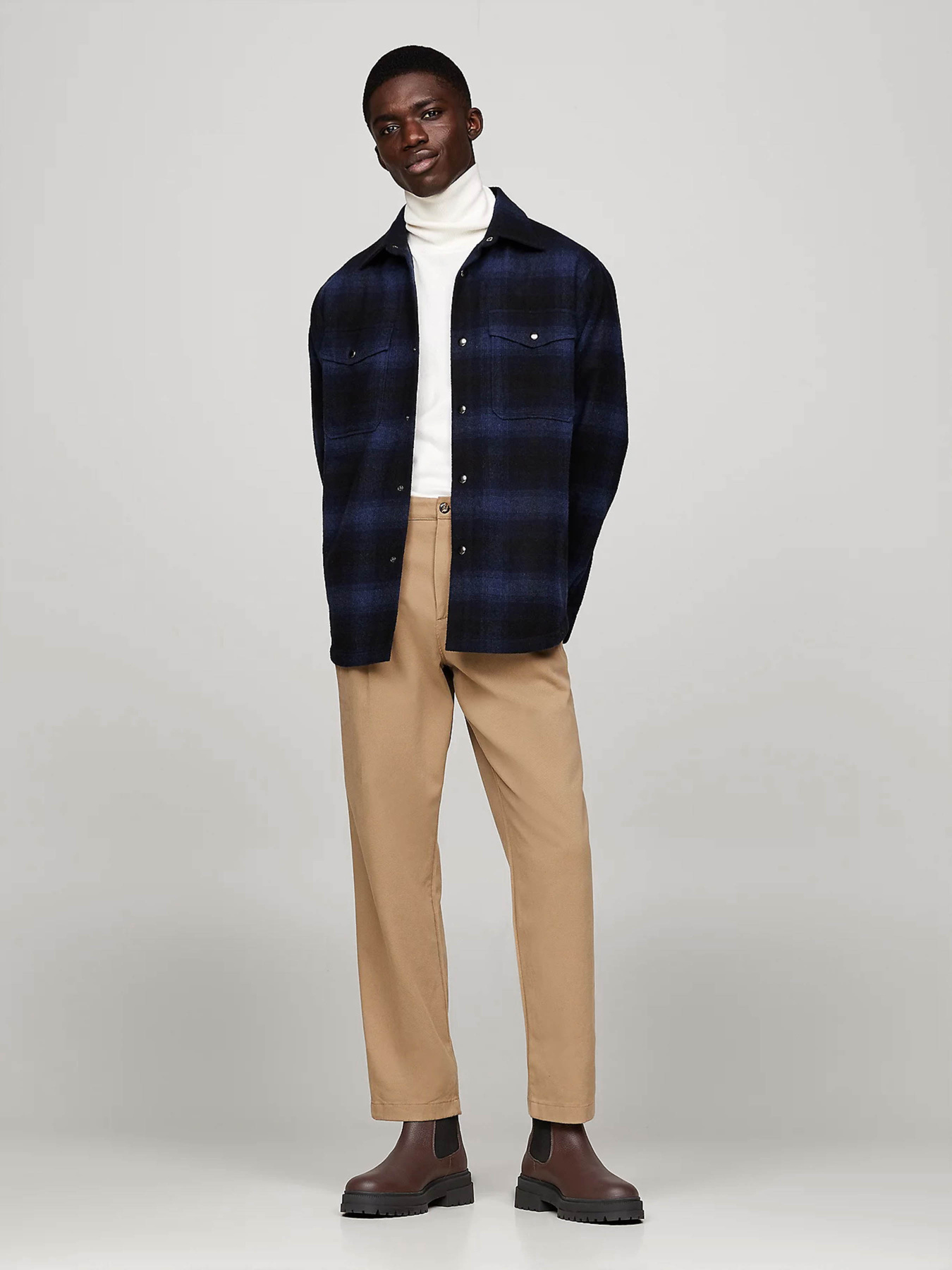 Ботинки и сапоги Tommy Hilfiger модель FM0FM05150-GT6 Ботинки и сапоги Tommy Hilfiger модель FM0FM05150-GT6 Фото
