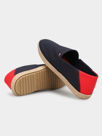 Слипоны и мокасины Tommy Hilfiger CORE HILFIGER ESPADRILLE TEXTI модель FM0FM05792-DW5 Фото