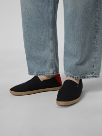 Слипоны и мокасины Tommy Hilfiger CORE HILFIGER ESPADRILLE TEXTI модель FM0FM05792-DW5 Фото