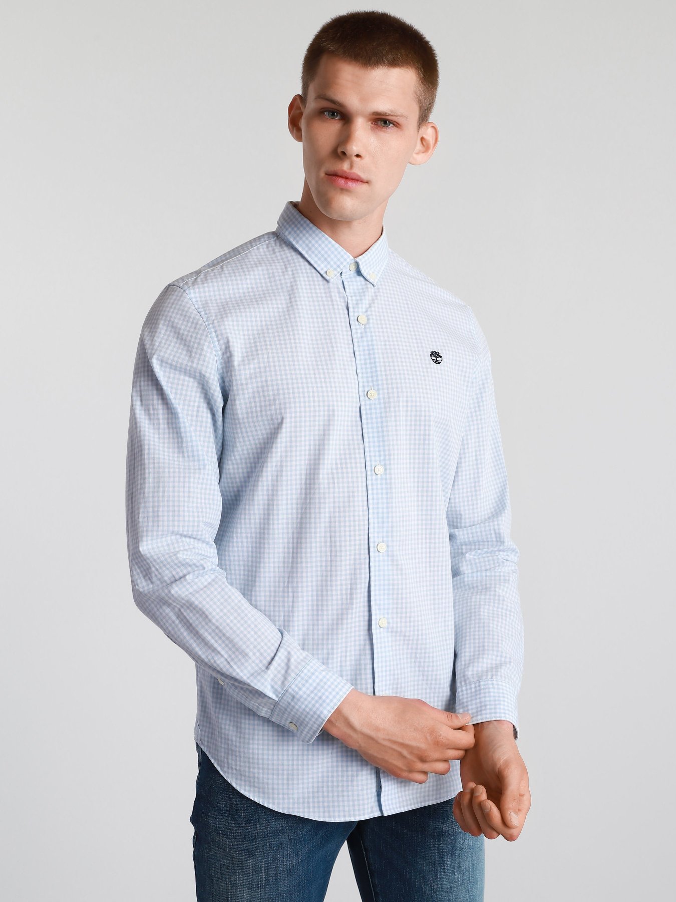 Рубашки Timberland S-R Poplin Md Gng RF модель TB0A2BQ5B02 Фото