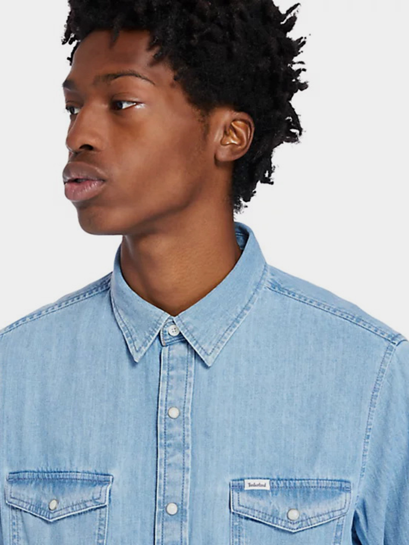 Рубашки Timberland Mumford River Denim модель TB0A2D6RAS2 Фото