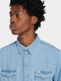 Рубашки Timberland Mumford River Denim модель TB0A2D6RAS2 Фото