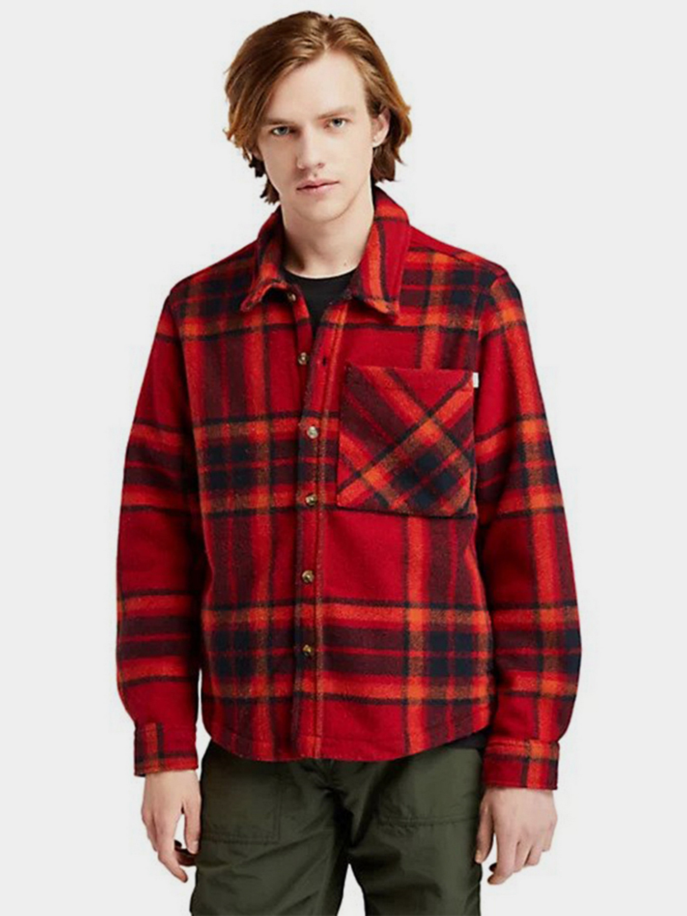 Сорочки Timberland Plaid Fleece модель TB0A22Y9CA2 Фото