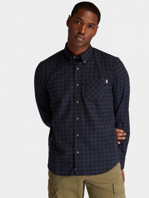 Сорочки Timberland Back River Brushed-Cotton Check модель TB0A2BJVB68 Фото
