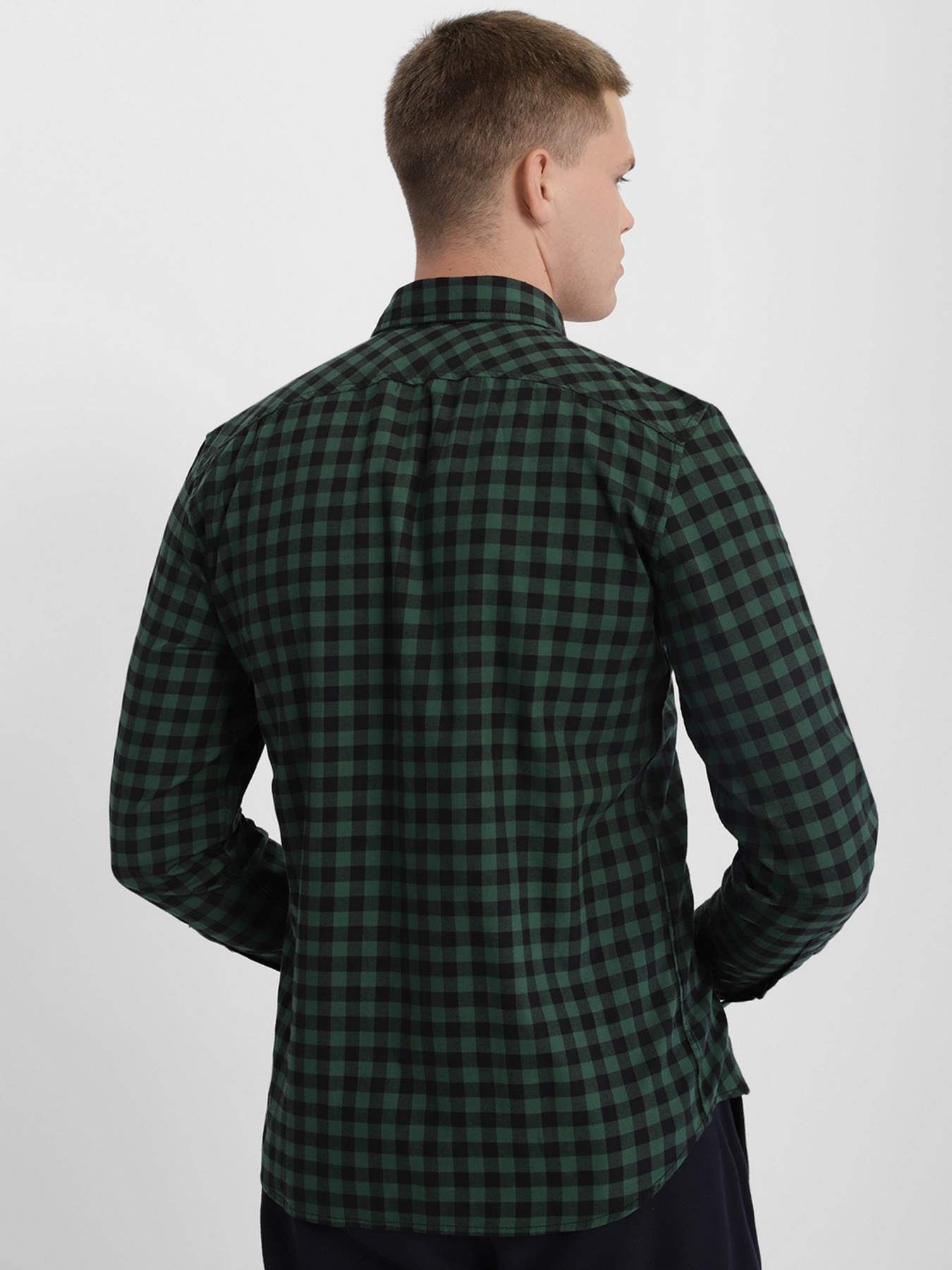 Рубашки Timberland Back River Brushed-Cotton Check модель TB0A2BJVJ76 Фото