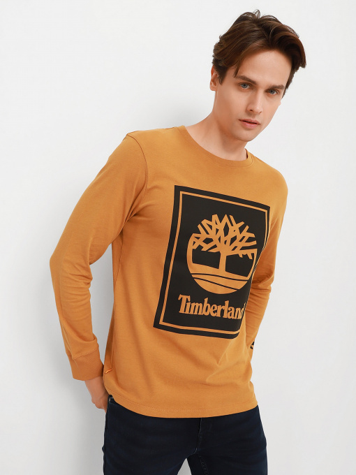 Худі та світшоти Timberland LS Stack Logo Tee модель TB0A2CMKP57 Фото