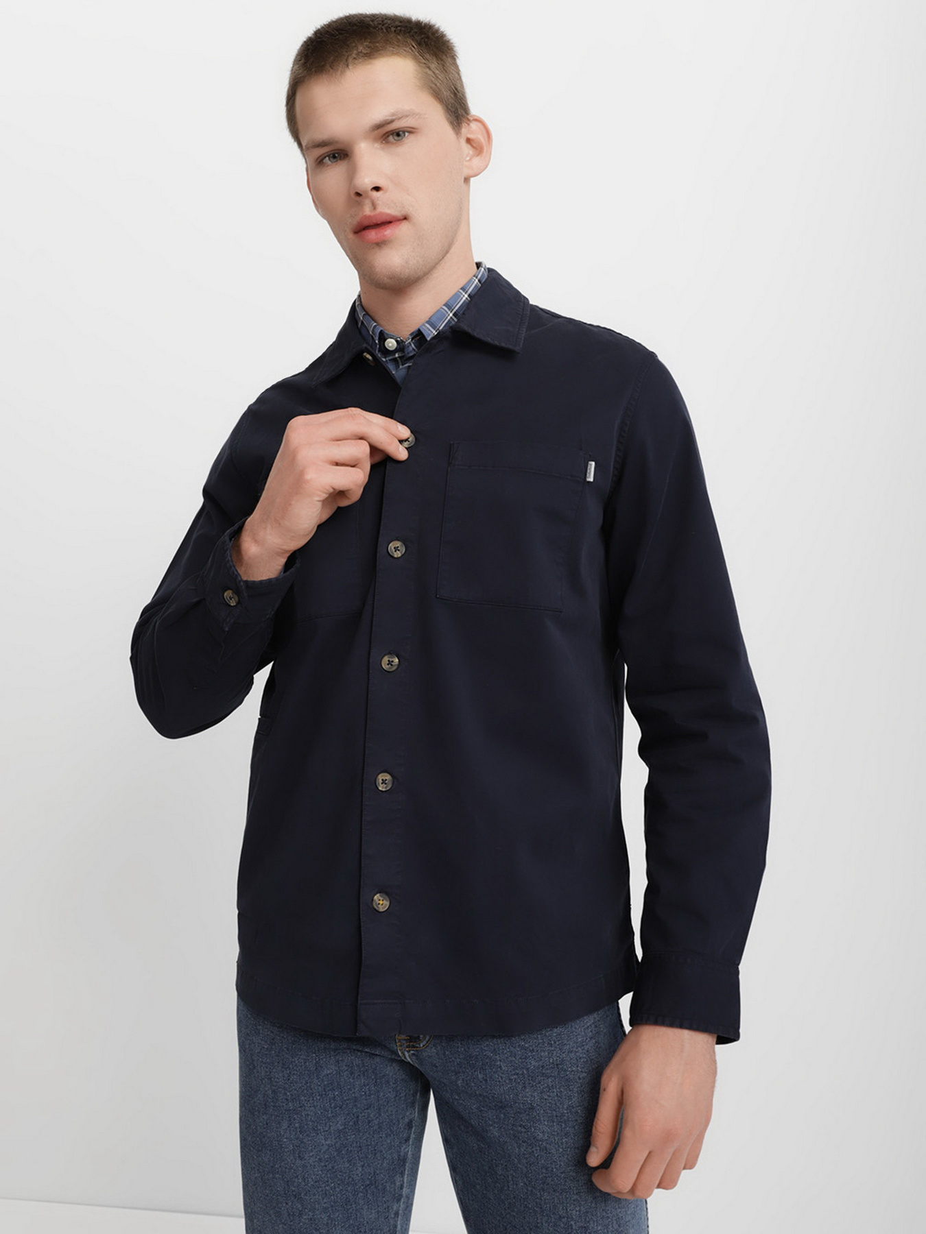 Рубашки Timberland Garment-Dyed Twill модель TB0A2DZF433 Фото